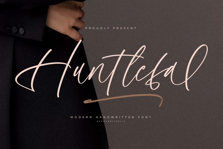 Preview of Huntlefal Font