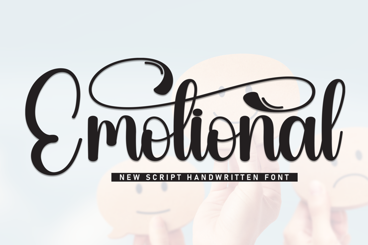 Preview of Emotional Font
