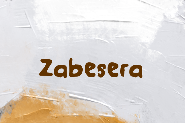 Preview of z Zabesera Font