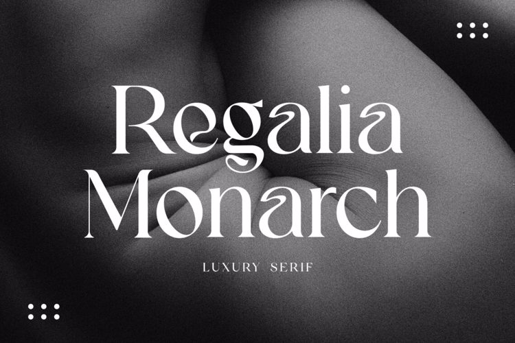 Preview of Regalia Monarch Art Nouveau Font