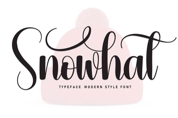 Preview of Snowhat Font