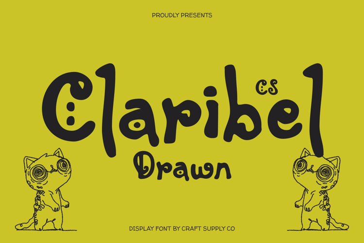 Preview of CS Claribel Drawn Font