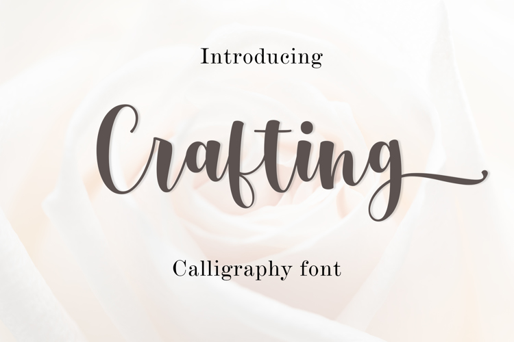 Crafting Font