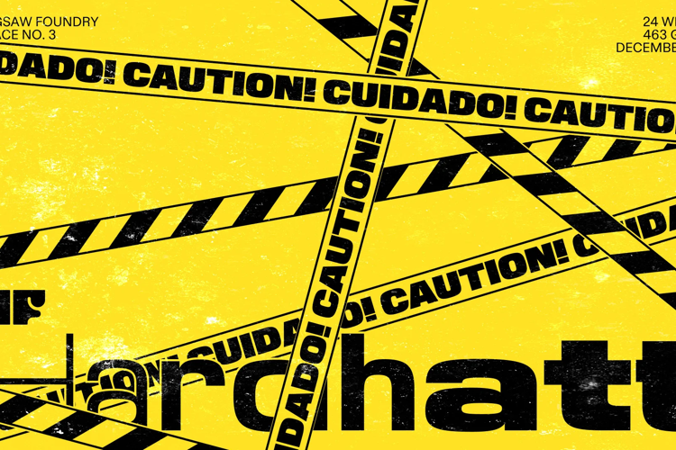 Preview of TJF Hardhatt Font