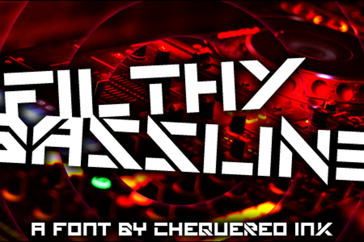 Filthy Bassline Font