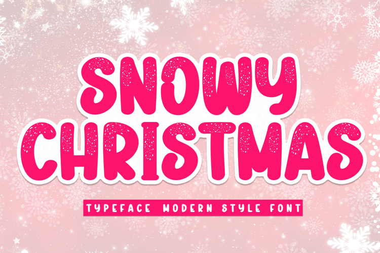 Preview of Snowy Christmas Font
