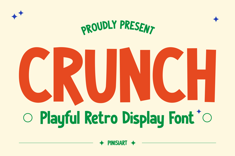 Preview of CRUNCH Font