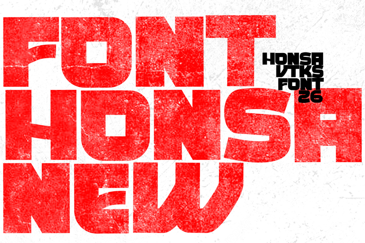 Preview of Vtks Honsa Font