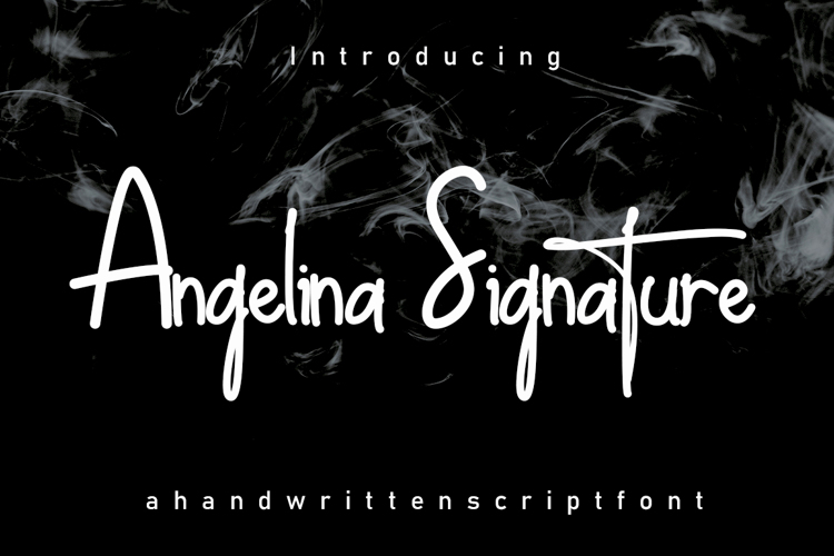 Angelina Signature Font