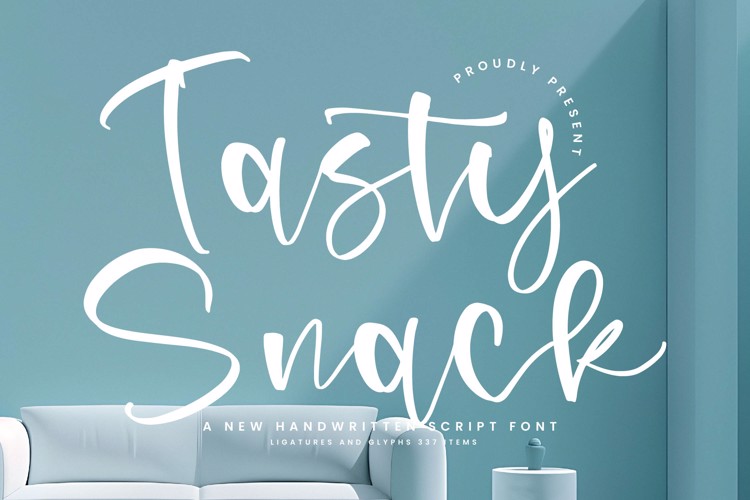 Preview of Tasty Snack Font