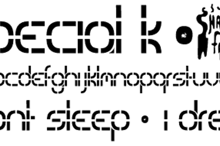 special k Font