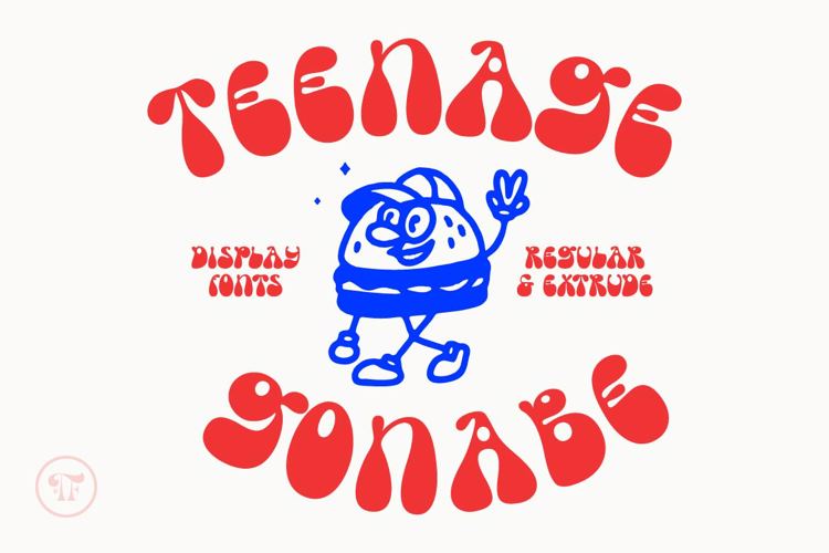 Teenage Gonabe Font