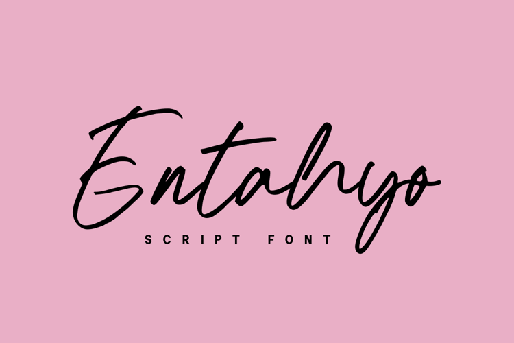 Preview of Entahyo Font