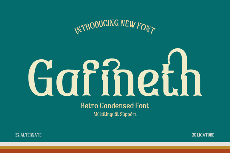 Gafinethtrial Font