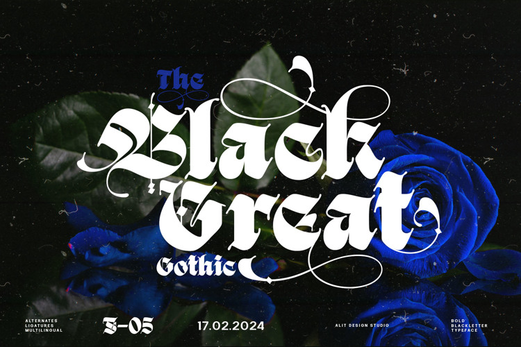 Black Great Font
