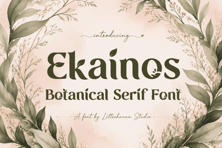 Preview of Ekainos Demo Font