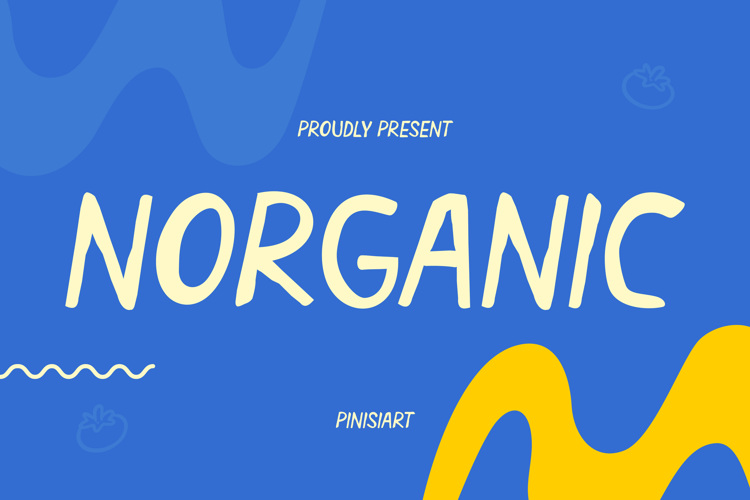 Preview of Norganic Font