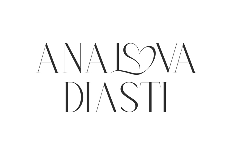 Preview of Analova Diasti Font