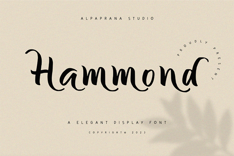Hammond Font