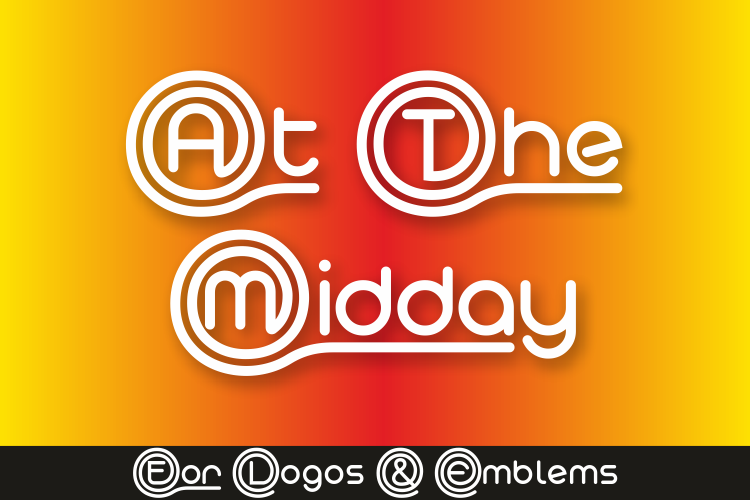 At The Midday Demo Font