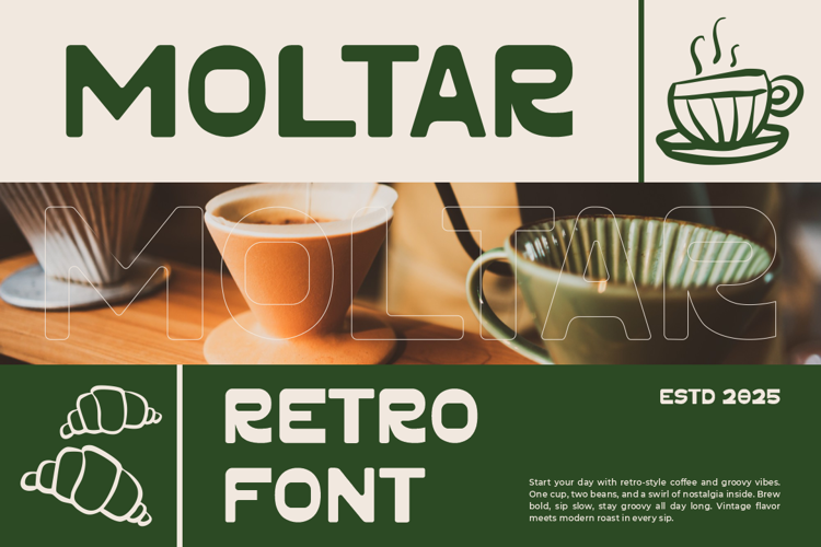 Preview of Moltar Font