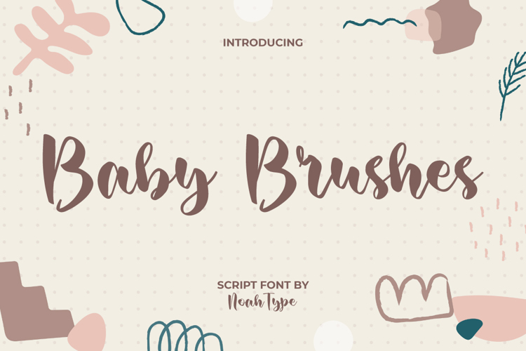 Baby Brushes Font