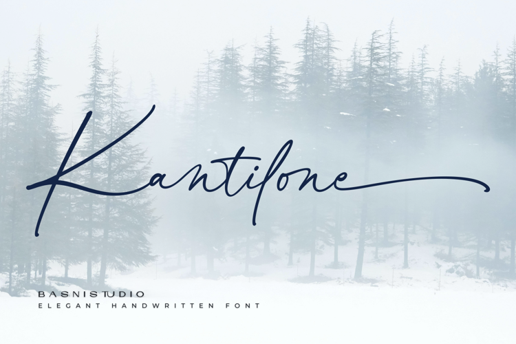 Preview of Kantilone Font