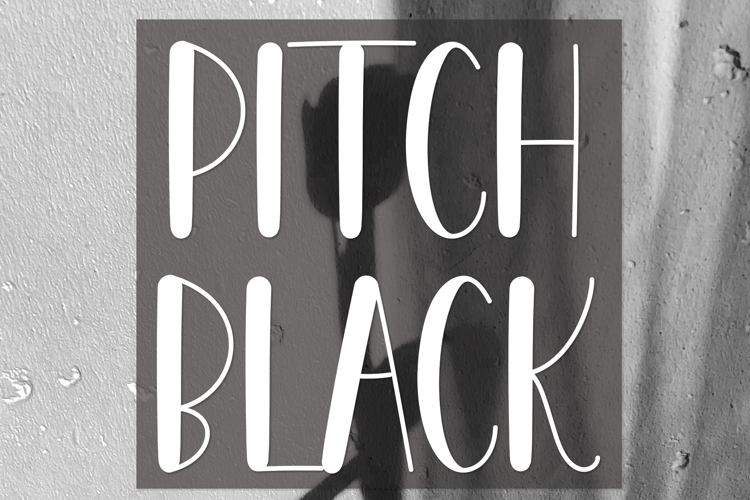 Pitch Black Font