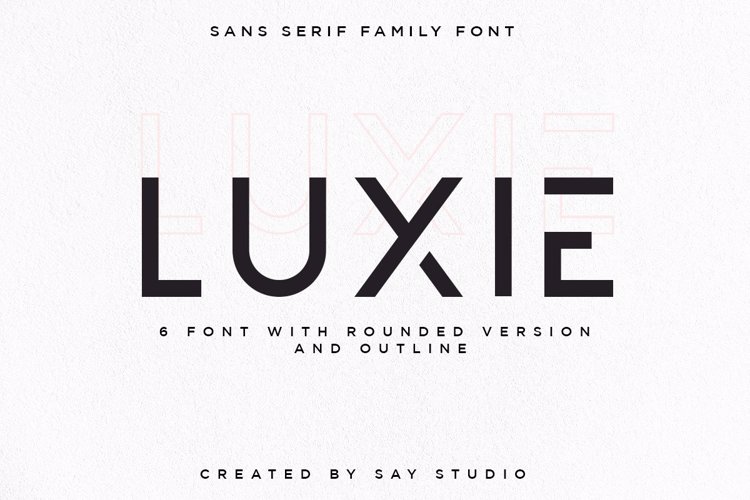Preview of Luxie Font