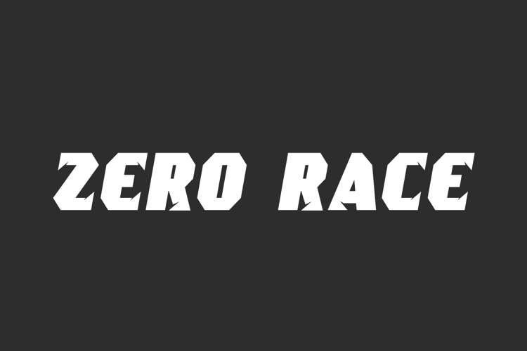 Zero Race Font