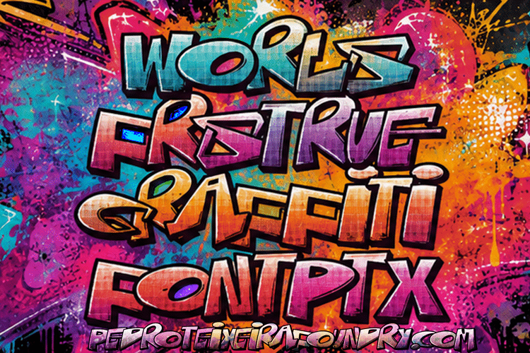 Preview of W .rl Frs True Graffi Font