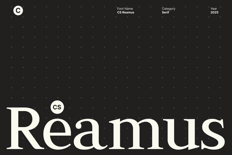 Preview of CS Reamus Font