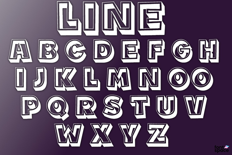 Line Font