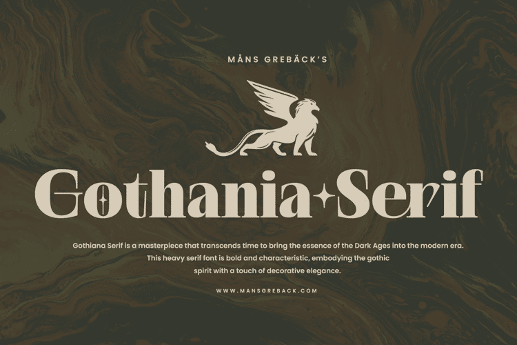 Gothania Serif Font