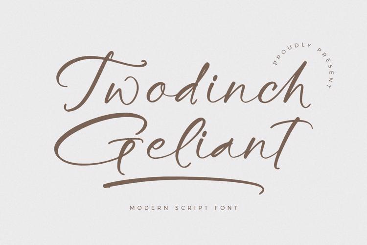 Twodinch Geliant Font