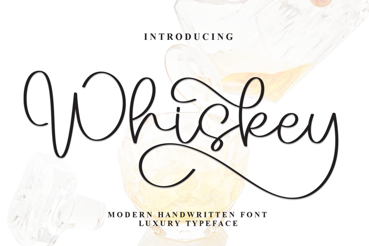 Preview of Whiskey Font
