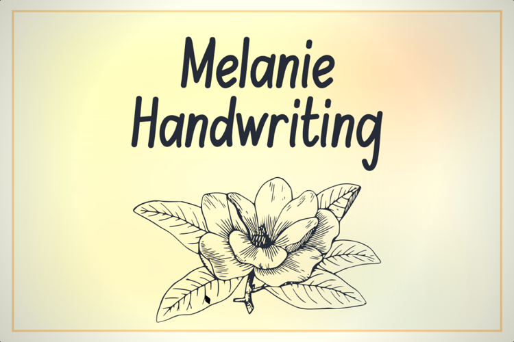 Melanie Handwriting Font