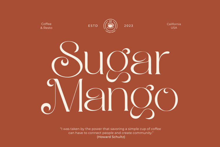 Preview of Bright Glitten Font