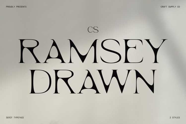 Preview of CS Ramsey Drawn Font