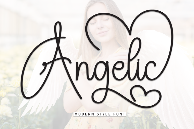 Preview of Angelic Font