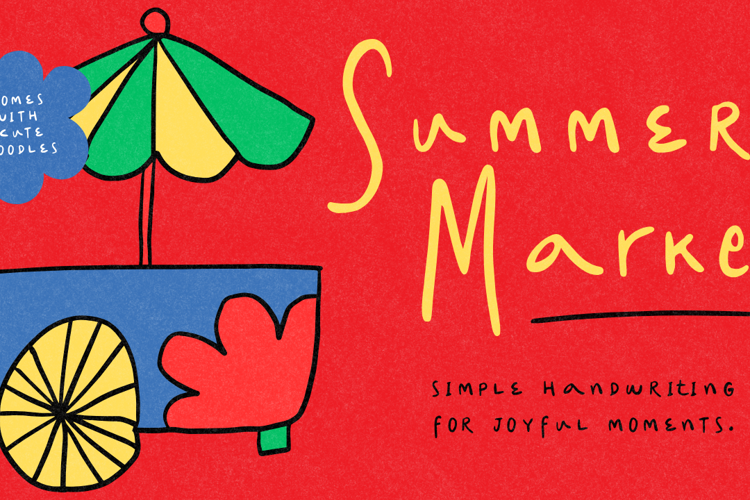 Preview of Summer Market Font