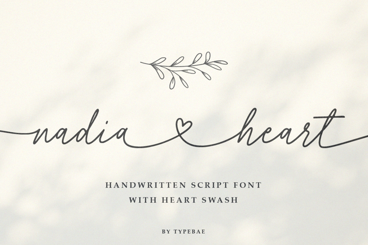 Nadia Heart Font