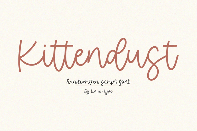 Kittendust Font