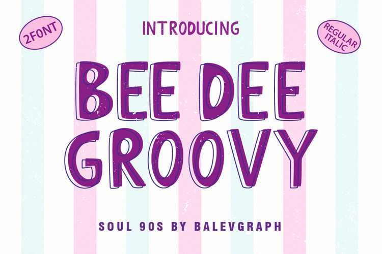 Bee Dee Groovy Font