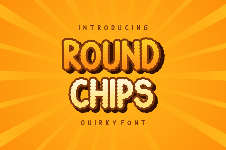 Round Chips Font