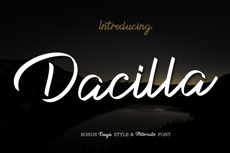 Dacilla Script Font