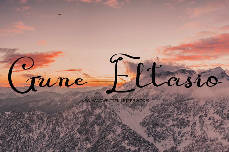 GUNE ELTASIO Font