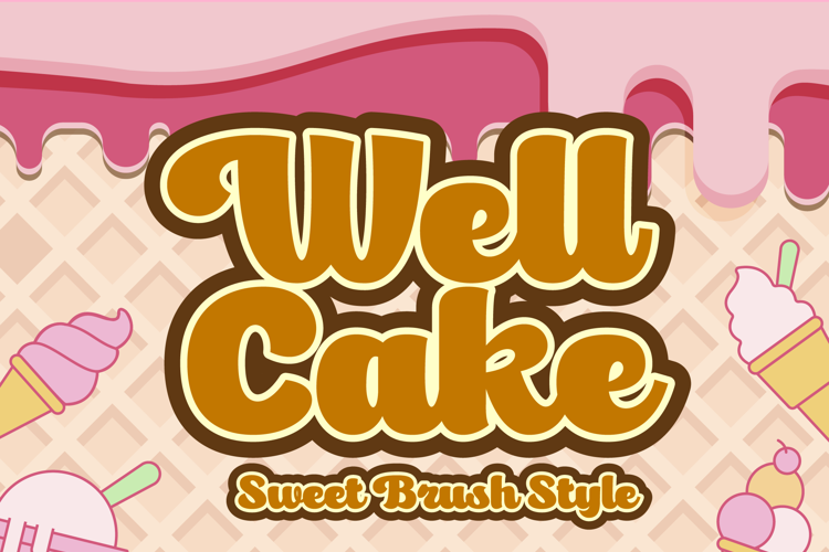 Well Cake Font
