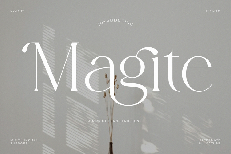 Preview of Magite Font