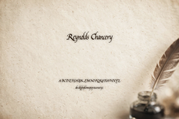 Preview of Reynolds Chancery Font